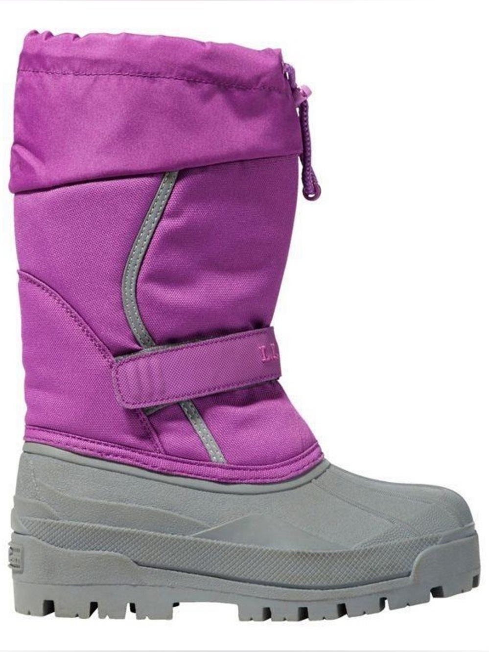L.L.Bean Northwoods kids' winter boots Kids Purple Snow Boot Gray Sole 2